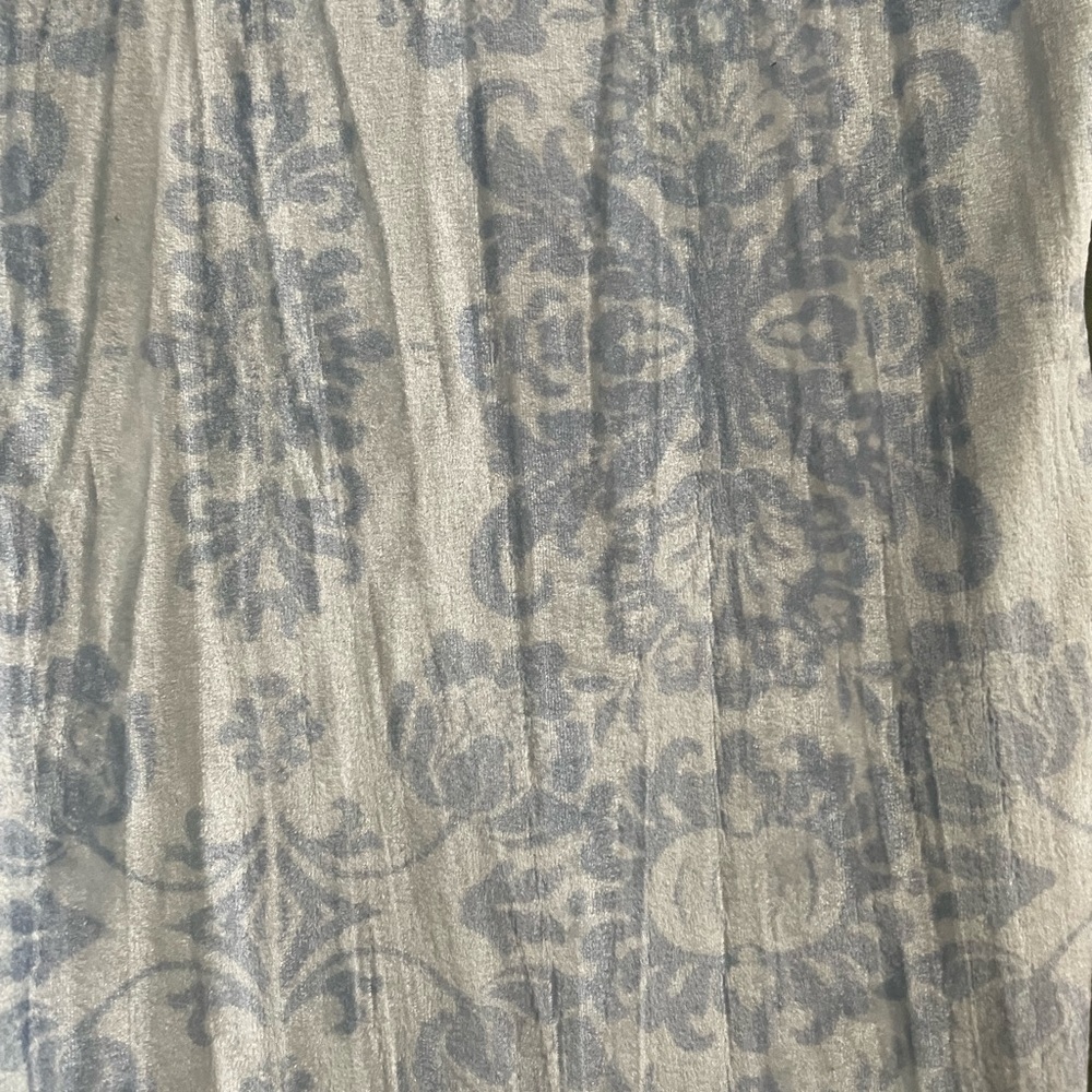 Urban outfitters flared velvet blue pants